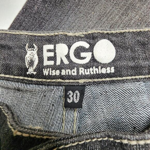 Ergo Wise & Ruthless Jacklyn Skinny Distressed Jeans Black Size 30‎ - Picture 10 of 12